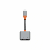 WiWU WiWU – avdio adapter LT10 tip C na tip C + 3,5 mm