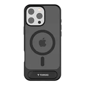 Torras Pstand ovitek za iPhone 16 Pro Max (črn)