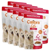 Calibra Dog Life Adult Govedina s Rižom vrecica 10 x 150 g