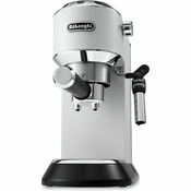 De’Longhi Dedica Style EC 685.W, Espresso aparat, 1,1 L, Kutijice za kavu, Mljevena kava, 1300 W, Crno, Srebro, Bijelo