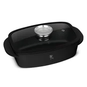Pekač s titanovo površino in stekleno pokrovko Matte Black 6L 55939