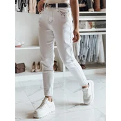 Spodnie damskie jeansowe LIKEMELOO mom fit białe Dstreet