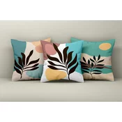 Aberto Design Set dekorativnih jastucnica Asr_plw25-45, 43x43 cm, 3 komada, Šarena