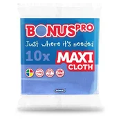 Čistilna krpa, univerzalna, 10 kosov, BONUS Professional Maxi, modra, 10 kosov