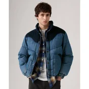 Levis for man. 004EX-0000 Short quilted jacket Wild West blue (M), Casual, Cotton