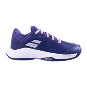 Otroška obutev za tenis Babolat Propulse Junior 3 AC Girl Dark Purple/Silver EUR 36