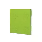 LEGO® Bilježnica s gel olovkom kao kopcom - svijetlo zelena