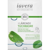 Lavera Čistilna celulozna maska s salicilno kislino in bio meto - 1 k.