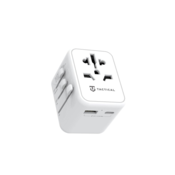 Tactical univerzalni hišni adapter 220V + 1x USB 2.1A in Type C vhod (12W polnjenje) - SVETOVNI HIŠNI POLNILEC - ADAPTER/PRETVORNIK