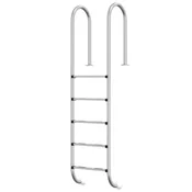 Vidaxl Lestev za bazen 54x38x211 cm 304 nerjaveče jeklo
