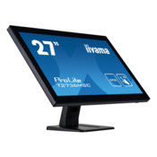 iiyama 27 PCAP 10P Touch Screen, 1920x1080, VA-panel, Flat Bezel Free Glass Front, VGA, HDMI, DisplayPort, 255cd/m2 (with touch) (T2736MSC-B1)