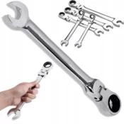 Korbi Kombinirani raglja ključ z gibljivim koncem, 18 mm – robusten, jeklen