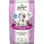 Bettys Landhausküche Suha mačja hrana Kitten - piščanec s puranom - 1,40 kg