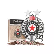 DRVENE PUZLE FK PARTIZAN - LOGO