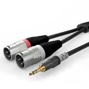 Sommer Cable Sommer Cable HBA-3SM2-0300 avdio adapterski kabel [1x XLR vtič 3-polni - 1x 3\,5 mm banana moški konektor] 3.00 m črna, (20470253)