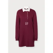 GAP Obleka burgund/bela
