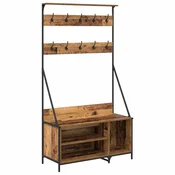 Stalak za odjecu Staro drvo 100 x 41 x 184 cm Konstruirano drvo