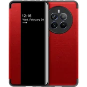 GS Realme 12 Pro 5G / 12 Pro+ 5G preklopni ovitek, stranski pogled, rdeč