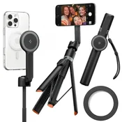 Spigen S581W MAGSAFE BLUETOOTH SELFIE ŠTAP TRONOŽ CRNI