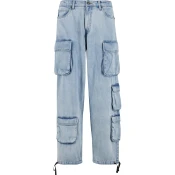 Urban Classics Kargo kavbojke moder denim