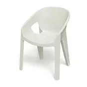 Prosperplast Plastični stol z nasloni PREMO, bež, 61,5x56x81,5 cm