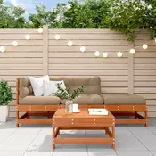 Set lounge namještaja za vrt 4 pcs Voštanosmeda
