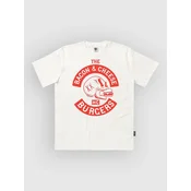 The Dudes Bacon & Cheese Red moška majica white