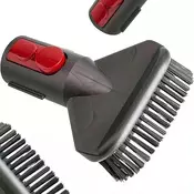 OEM Nadomestni Del za Odkurzivač Dyson v7–v15 – Krtača z Vlakni | Hitro Pritrditev, Siva, Plastika