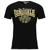 LONSDALE Majica Bethersden  ecru / črna