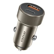 Awei AWEI C-857 33W AVTOPOLNILEC Z VRATA USB IN USB-C HITRO POLNJENJE