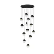 DORIN LED VISILICA CRNA/STAKLO 72W IP20 3000K TRIAK PRIGUŠLJIVA NL9214178