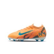 Nike Jr. Mercurial Vapor 16 Pro Kylian Mbappé Older Kids Firm-Ground Low-Top Football Boot - Orange
