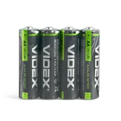 shumee 4 kosi zmogljivih alkalnih baterij Economy Film Videx AA LR6 1,5 V 2600 mAh