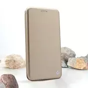 TERACELL Maska Flip Cover za Vivo Y22s/Y35 zlatna
