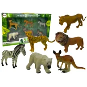 shumee Komplet figuric Afrika Divje živali Kenguru Zebra