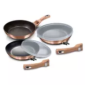 Berlingerhaus Komplet 3 granitnih ponvic Bh-7054