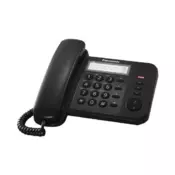 PANASONIC stacionarni telefon KX-TS520FXB, črn