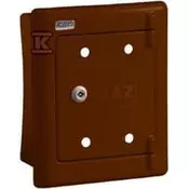slomart Plinska ventilna omarica rjava R23 vgradna