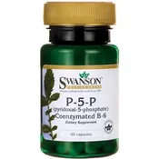 P-5-P (piridoksal-5-fosfat) koencimiran vitamin B6, 20 mg - 60 kapsul