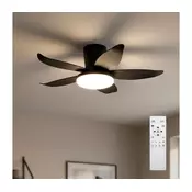 Brilagi - LED stropni ventilator z možnostjo zatemnitve LED/32W/230V, premer 95 cm, črna + daljinski upravljalnik