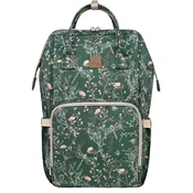 KikkaBoo® Nahrbtnik za pripomočke Siena Luxe Secret garden deep green