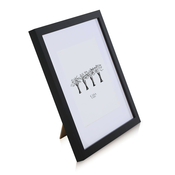 Casa Chic Cannon, okvir za slike, kvadraten, mere slik 20 x 20 cm, mat, pravi les  (CL-8X8-BLK)