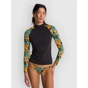 Billabong Ls Rash Guard black pebble