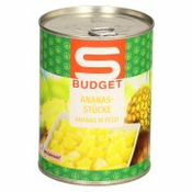 ANANASOV KOMPOT KOŠČKI, S-BUDGET, 567G