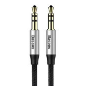 BASEUS YIVEN M30 audio kabel 3,5 mm priključak - 3,5 mm priključak, 150 cm, CRNA CAM30-CS1