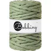 Bobbiny Macrame Cord 9 mm 30 m Eucalyptus Green Vrvica