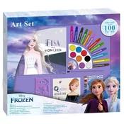 100-delni kreativni set s pobarvanko in nalepkami Ledeno kraljestvo II
