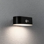 Paulmann Adya zunanja stenska svetilka Solar Sensor - črna, bela - Plastika