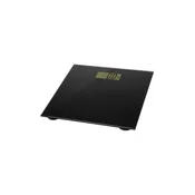 OMEGA digitalne vage, do 180 kg, LCD, 6 mm kaljeno staklo, crna OBSB