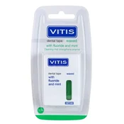 Vitis Dental Care traka za zube od voska s fluoridom i eukaliptusom (Cleaning That Strengthens Enamel) 50 m